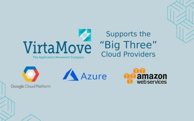 VirtaMove Announces Native Support for the “Big Three” Clouds Azure, AWS and GCP